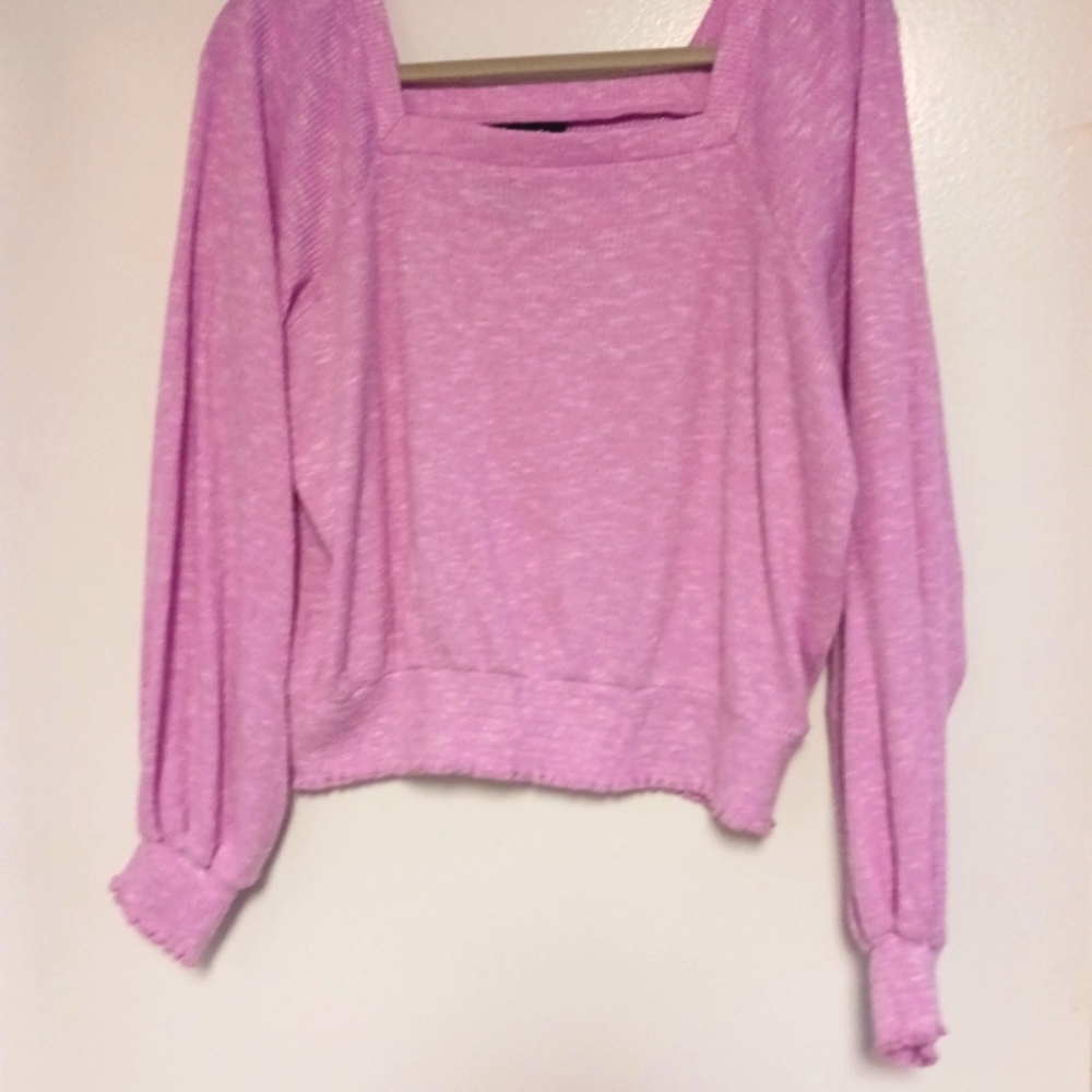 Purple Long Sleeve Top